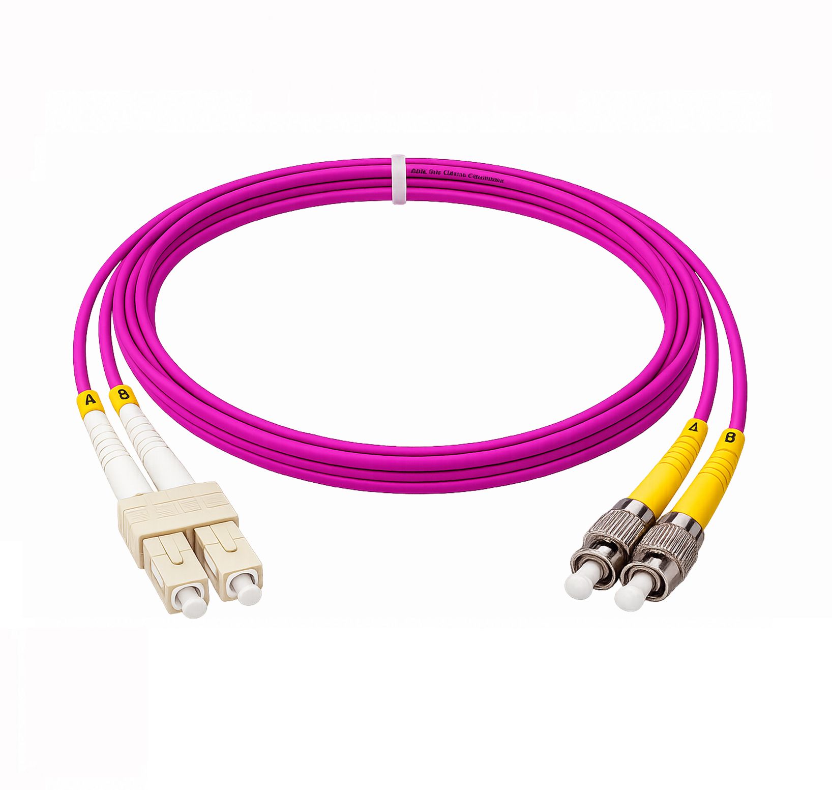 پچ کورد فیبر نوری 2 متری OM4 SC-DIN DX MM